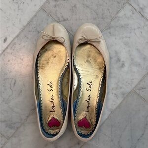 London Sole Beige Ballet Flats